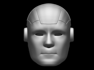 Robot crash dummy helmet 3D Print Model