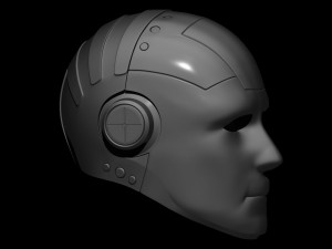 Robot crash dummy helmet 3D Print Model
