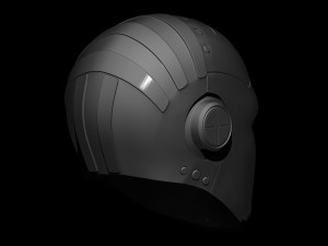 Robot crash dummy helmet 3D Print Model