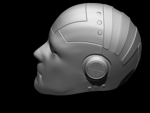 Robot crash dummy helmet 3D Print Model