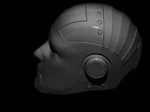 Robot crash dummy helmet 3D Print Model