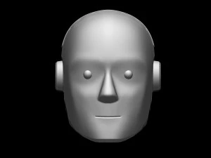 Robot crash dummy helmet 2 3D Print Model