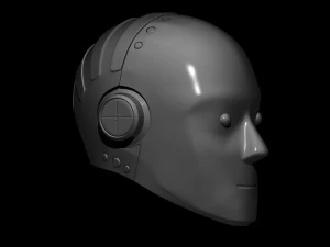 Robot crash dummy helmet 2 3D Print Model