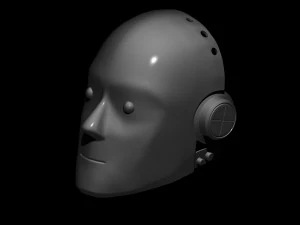 Robot crash dummy helmet 2 3D Print Model