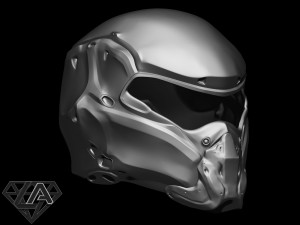 Cybermantis pilot PRO helmet 3D Print Model