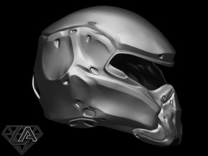 Cybermantis pilot PRO helmet 3D Print Model