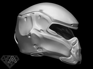Cybermantis pilot PRO helmet 3D Print Model