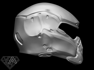 Cybermantis pilot PRO helmet 3D Print Model
