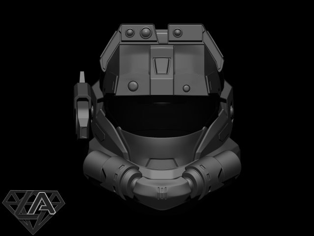 Halo scout PRO helmet 3D Print Model in Game Accessories 3DExport