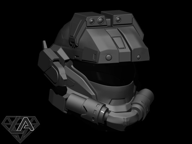 Halo scout PRO helmet 3D Print Model in Game Accessories 3DExport