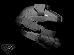 Halo scout PRO helmet Modello di stampa 3D