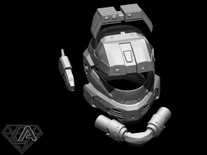 Halo scout PRO helmet Modello di stampa 3D