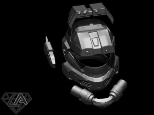 Halo scout PRO helmet Modello di stampa 3D