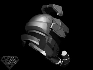 Halo scout PRO helmet Modello di stampa 3D