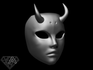 Mr Devil mask Modello di stampa 3D