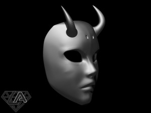 Mr Devil mask Modello di stampa 3D