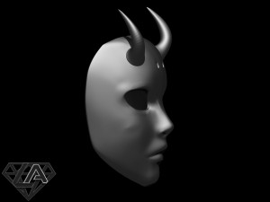 Mr Devil mask Modello di stampa 3D