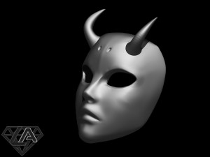 Mr Devil mask Modello di stampa 3D