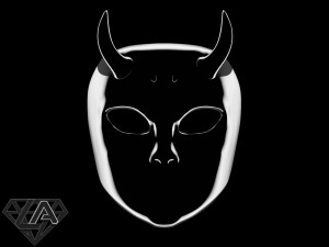 Mr Devil mask Modello di stampa 3D