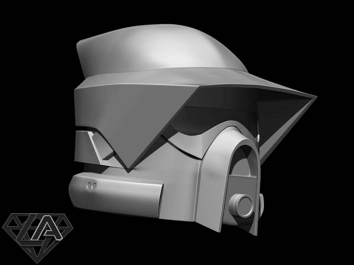 Star Wars Boomer helmet 3D Print Model .c4d .max .obj .3ds .fbx .stl .blend 