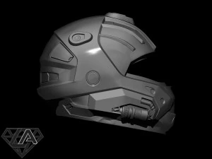 Halo x1 moto version helmet 3D Print Model