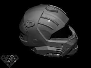 Halo x1 moto version helmet 3D Print Model