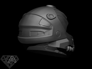 Halo x1 moto version helmet 3D Print Model