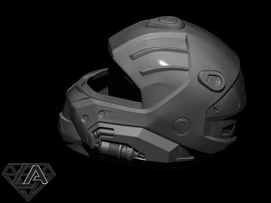 Halo x1 moto version helmet 3D Print Model