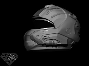 Halo x1 moto version helmet 3D Print Model