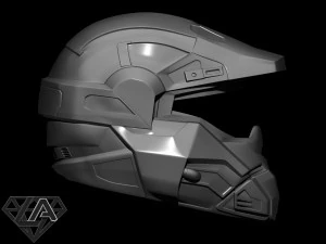 Halo x2 moto version helmet 3D Print Model