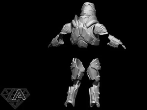 Night sentinel Armor kit 3D Print Model