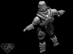 Night sentinel Armor kit 3D Print Model