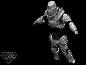 Night sentinel Armor kit 3D Print Model