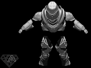 Night sentinel Armor kit 3D 打印模型