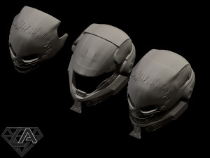 Halo Eva Emile helmet Model do druku 3D