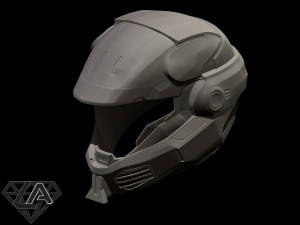 Halo Eva Emile helmet Model do druku 3D