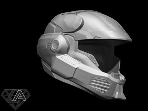Halo Eva Emile helmet Model do druku 3D