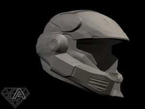 Halo Eva Emile helmet Model do druku 3D