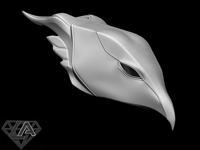 Falcon helmet Modèles 3D en vedette .c4d .max .obj .3ds .fbx .stl .blend 