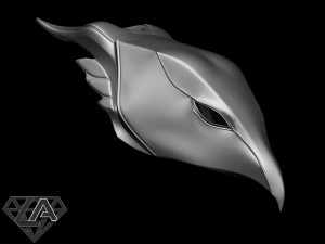 Falcon helmet Modèles 3D en vedette