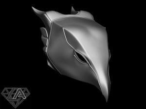 Falcon helmet Modèles 3D en vedette