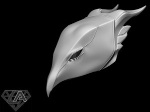 Falcon helmet Modèles 3D en vedette
