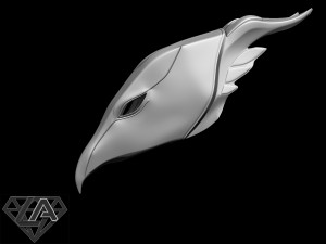 Falcon helmet Modèles 3D en vedette