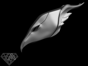 Falcon helmet Modèles 3D en vedette