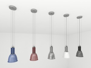suspended luminaire Modello 3D