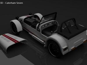 caterham seven 3D Модель