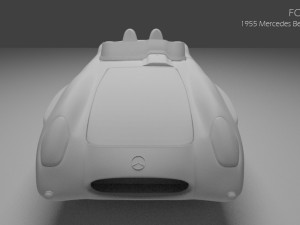 1955 mercedes benz 300slr Modello 3D