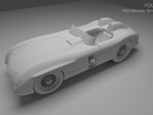 1955 mercedes benz 300slr Modello 3D