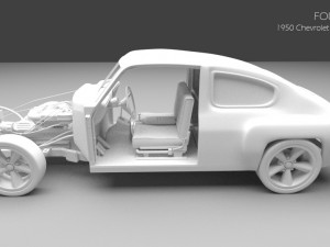 1950 chevrolet fleetline 3D Model