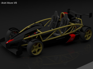 ariel atom v8 3D Model